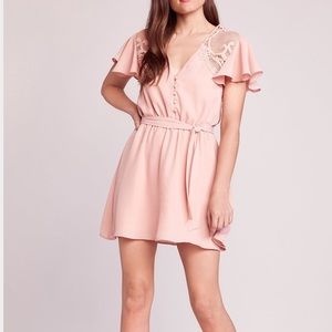 BB DAKOTA NWT - PINK LEMONADE LACE DRESS
